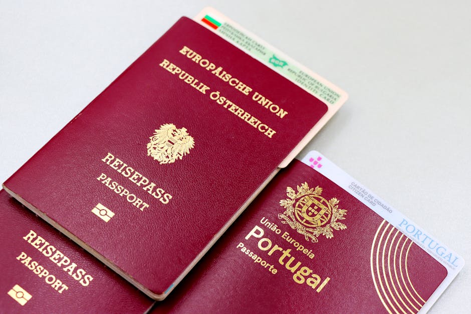 Australian citizenship impossible choice: Austrian, Portuguese passports, Bulgarian ID card.