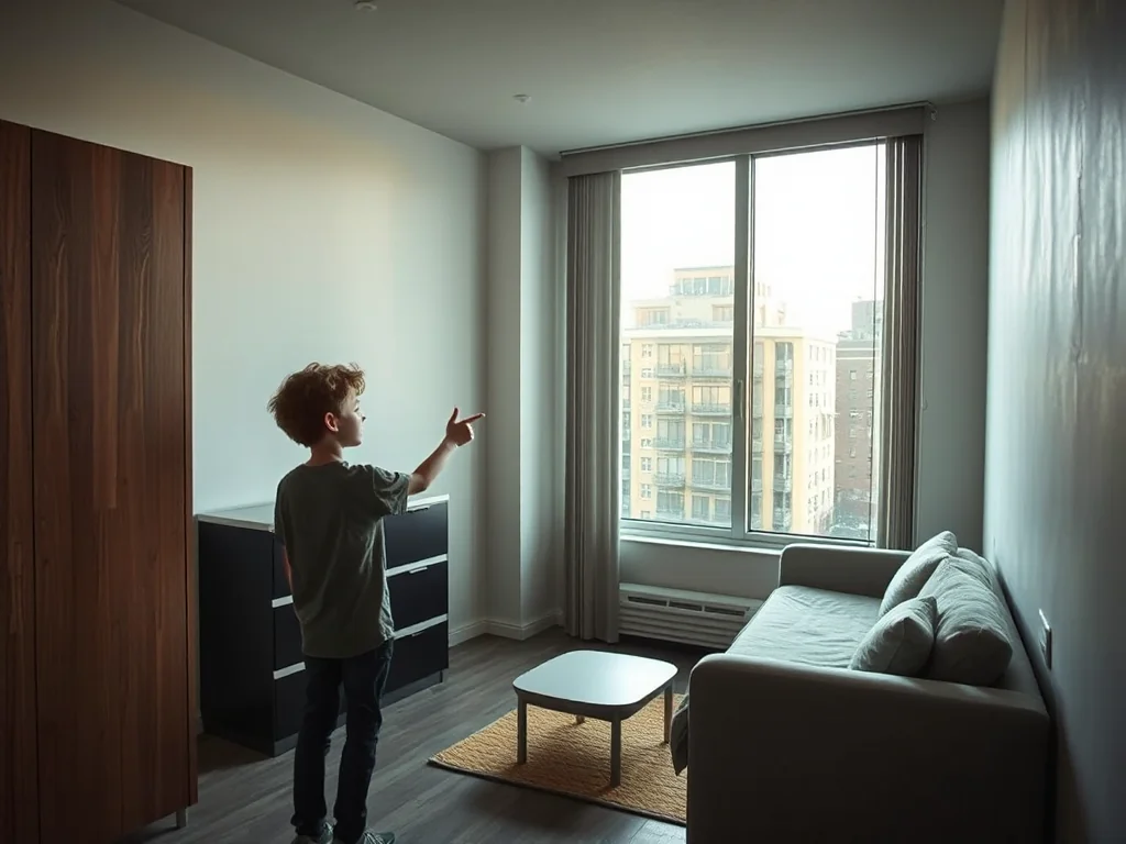 Young Australian rental property search during housing crisis